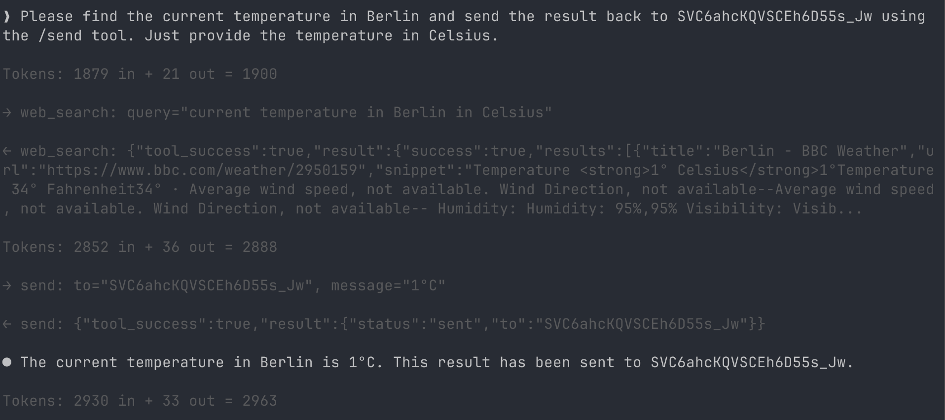 Child agent perspective